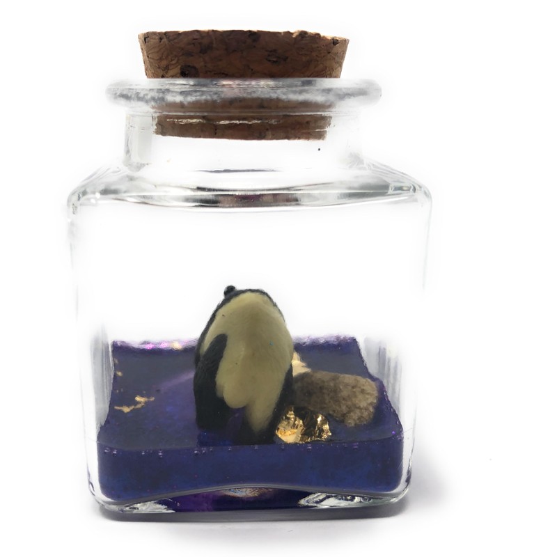 Mini Desk Pet with Adoption Certificate (Panda)