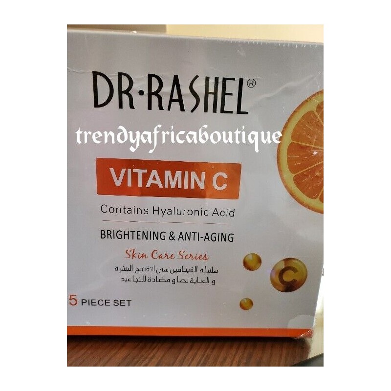 Dr. Rashel vitamin C Brightening 5pcs Set In A Case.
