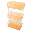 Acrylic Bathroom Storage Rack 3 Tiers Bathroom Counter Organizer Countertop