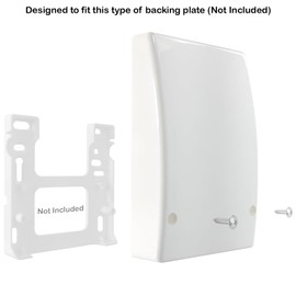 1STec Replacement Box Cover Lid only for Virgin Media Technetix TRIS-1002L Isolator white wall outlet fix