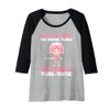 Womens Majorette Quote for Majorette Dance and Baton Raglan Baseball