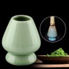 Samfox Chasen Holder, Matcha Whisk Stand, Ceramic Holder for Bamboo