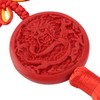 Chinese Lacquer Carved Hanging Ornament New Year Traditional Lacquerware Chinese