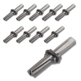 Seriya Stone Splitter, Stone Splitting Tool, Wedge, Stone Opener, Rock Splitting Tool, 0.6 inch (14/16 mm) (10 Pieces)