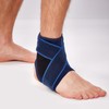 Comforband Ankle Brace with Adjustable Compression Strap and Supportive Stays
