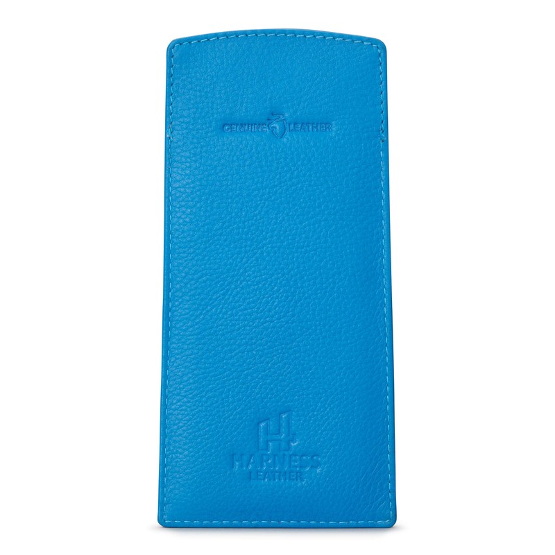 Harness Slim, Soft Leather Glasses Case (Cobalt)
