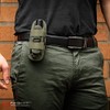 TH1 Tactical Flashlight Holster Duty Belt Pouch Open-end Stretchable Rotatable