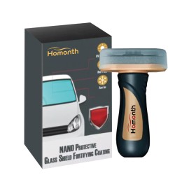 Nano Protective Glass Shielding Reinforced Coating, Automotive Rainproof, Dustproof and UV Protective Glass CoatingVolume: 1dosex3, Color: Clear
