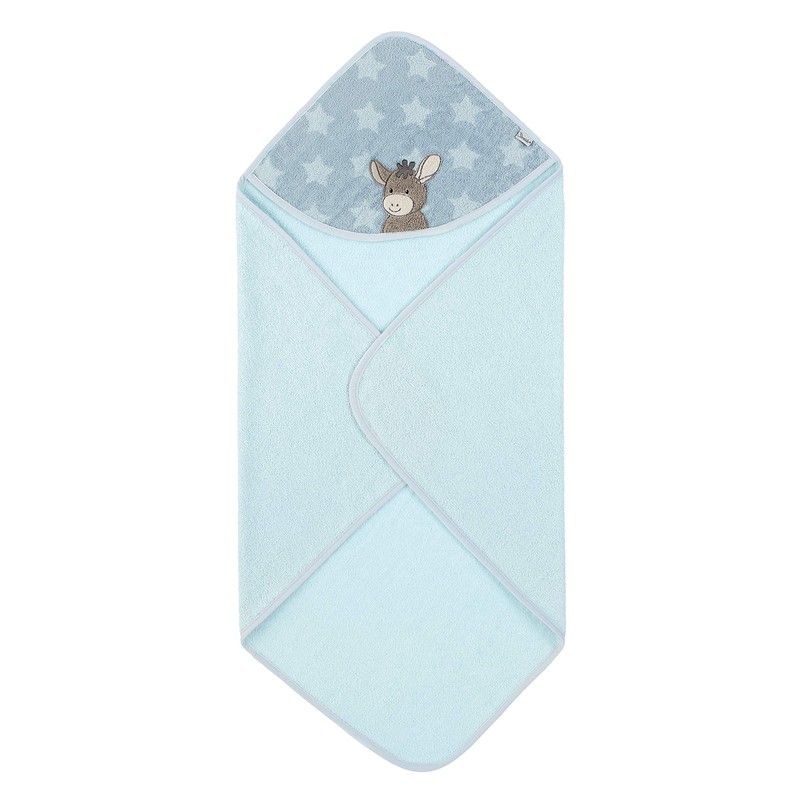 Sterntaler Kapuzenbadetuch Esel Emmi, Alter: ab 0 Monate, 80 x