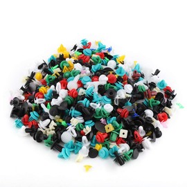 500Pcs Bumper Fastener,Universal Car Door Trim Clip Assorted Body Push Type Retainers Bumper Rivets Push Pin Kit