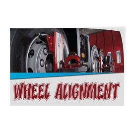 Decal Stickers Multiple Sizes Wheel Alignment Advertising Printing D Industrial Vinyl Safety Sign Label Automotive 12x8Inches
