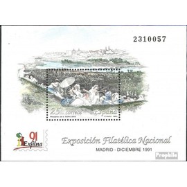 Spain block41 (complete.issue.) fine used/cancelled 1991 EXFILNA 91 (Stamps for collectors)