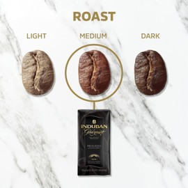 Induban Gourmet, 16 oz Bag, Ground Coffee, Medium Roast - Premium 100% Arabica Coffee from the Dominican Republic (Pack of 4)