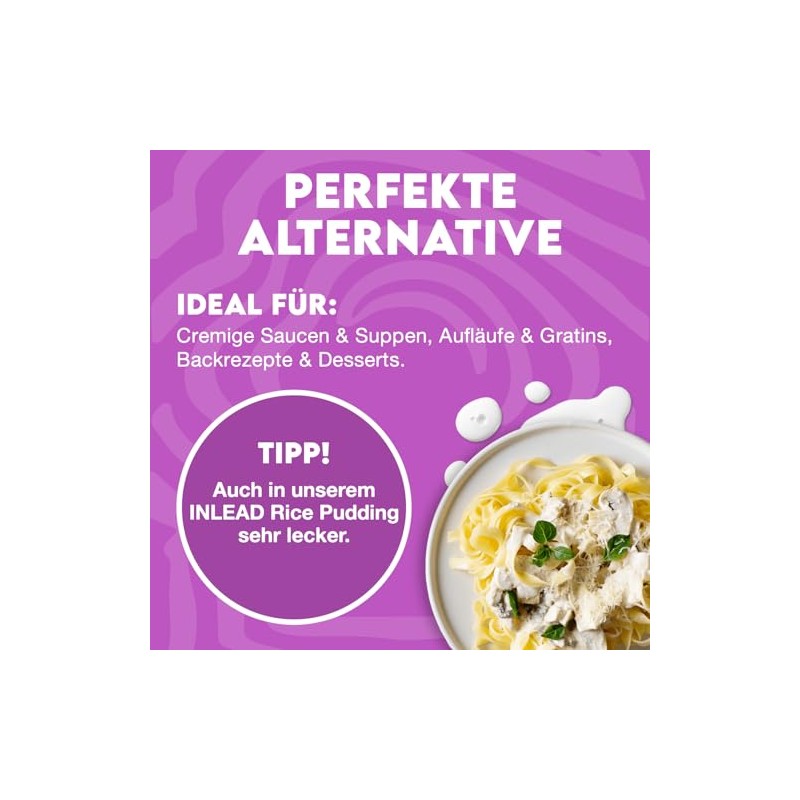 Inlead Protein Cream with 73% Protein Creamy Consistency Replaces Conventional