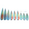 9PCS Tequila Rustic Sculpture Waterproof DIY Metal Agave Plant for
