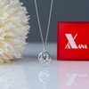 Xaana AMZ0522 Libra Zodiac Sign Pendant with Chain 42/45 cm