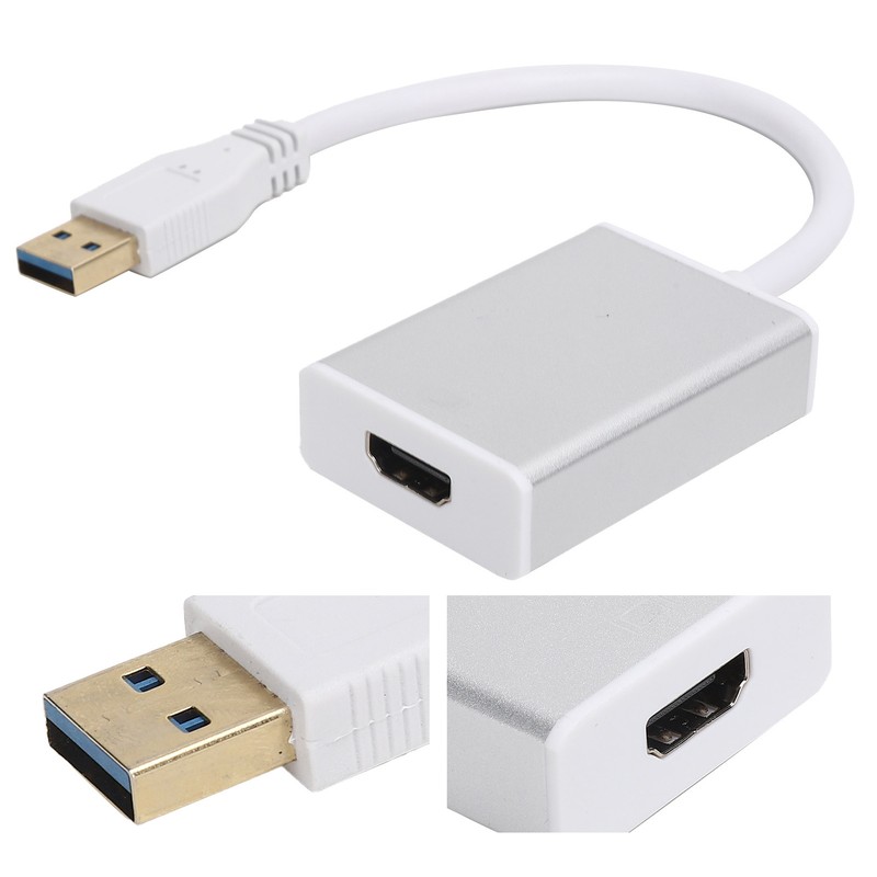 USB to High Definition Multimedia Interface Adapter with Drive Extend