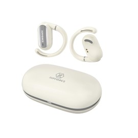 ZIPFORCE - Auriculares inalámbricos verdaderos, auriculares inalámbricos con Bluetooth 5.4 de oído abierto, 4 micrófonos ENC Clear Call, OWS Bluetooth Control táctil, IPX6 impermeable TWS, peso ligero