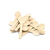 COOBL 3.9 Inches Mini Kitchen Wooden Ice Cream Dessert Spoons