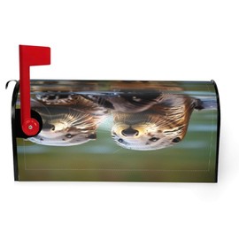 NEZIH Otters Print Mailbox Cover Spring Magnetic Wraps Mailbox Post Box Cover Outdoor Yard Garden Decor