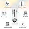 xcivi 6 Pack Ice Maker Descaling Powder Compatible with GE