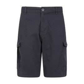 Mountain Warehouse Lakeside Mens Shorts - 100% Durable Twill Cotton Cargo Shorts, Durable Shorts, 6 Pockets - for Walking, Running, Hiking & Camping Navy Men's W38