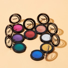 Metallic Eye Shadow by Cosmic Moon | Makeup for face | 3.5g (Set of 8)