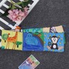 Infant Crib Cloth Book Cute Animal Learning Rattle Distorting Mirror
