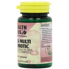 Health Plus Mega Multi Probiotic 20 Billion High Strength Multi-strain Probiotic Digestive Health Supplement - 30 Gelatin Free Capsules