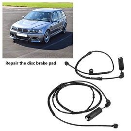 Front Brake Pad Sensor, Front + Rear Brake Pad Sensor for E46 E85 320i 323Ci 323i 325Ci 34351164371 + 34351164372