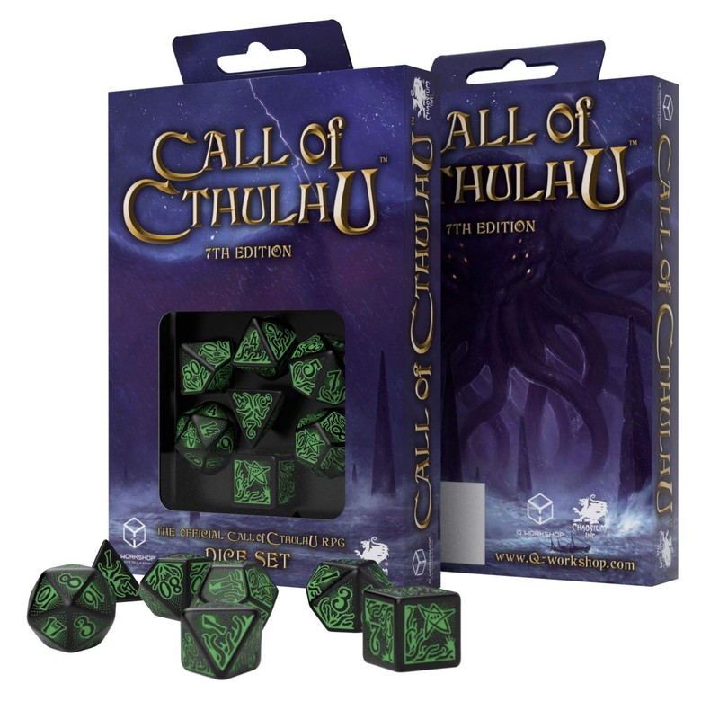 Raven Richiamo di Cthulhu Dadi, RDCTD21, multicolore