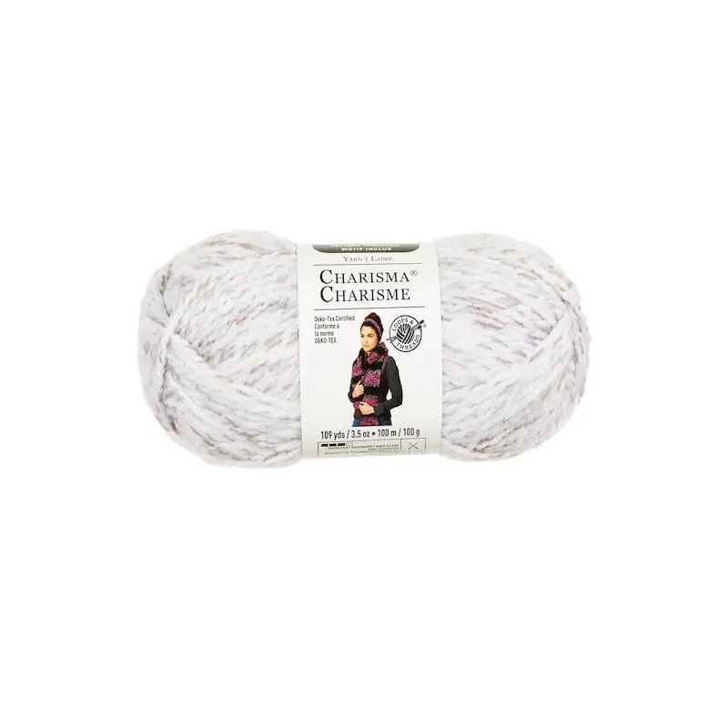 Charisma Yarn by Loops & Threads, 3.5 oz, Cloud (3-Pack)