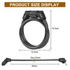 2 X FITTOO Cable Lock 65CM, Bike Bicycle Lock, Combination