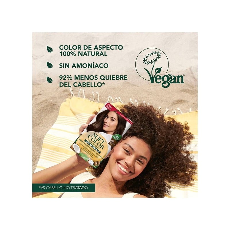 Tinte para cabello Soft Color Wella semipermanente 30 castaño oscuro