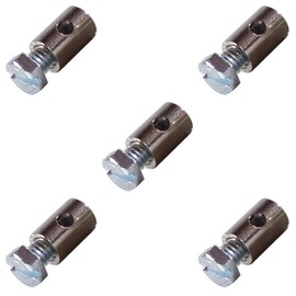 5 Pcs 8mm Diameter Length 9mm Motorcycle Bike Bicycle Lawn Mower Cable Greenhouse