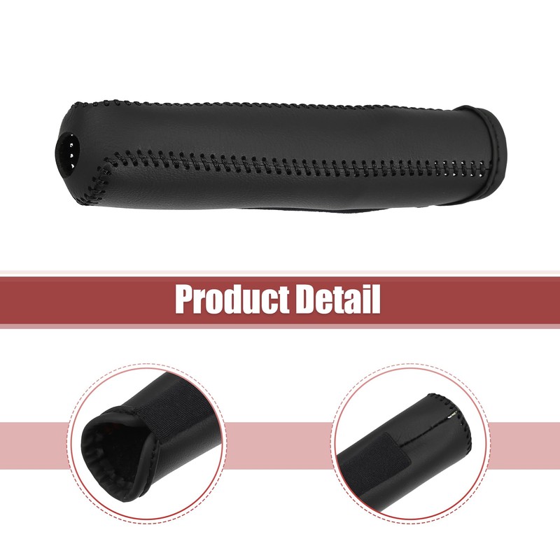 X AUTOHAUX Car Interior Handbrake Cover Protector Replacement Black