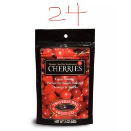 Traverse Bay Fruit Co. Premium Dried Tart Montmorency Cherries ( 3 oz. 24 ct.)