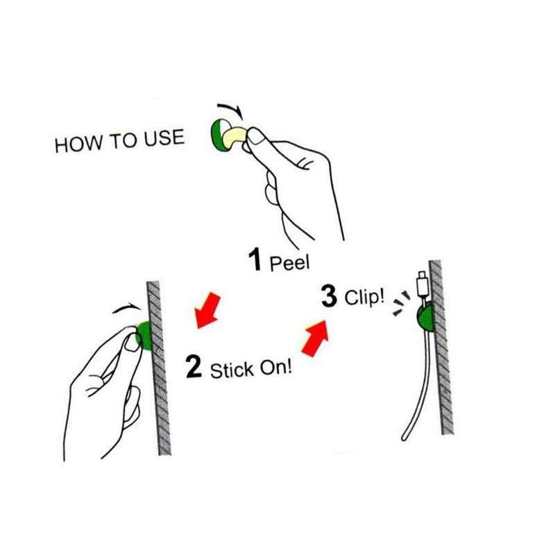 SHINEOFI 10Pcs Portable Cable Winder Organizer for Desktop Efficient Wire