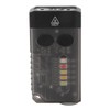 Mini Flashlight Portable Rechargeable Buzzer Alarm Keychain Light for Camping