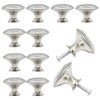 Hocansen 12 Pieces Round Metal Handles 27 mm Mushroom Shape