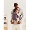 BabyBjörn Baby Carrier Mini, Cotton, Dark Purple | Newborn Carrier