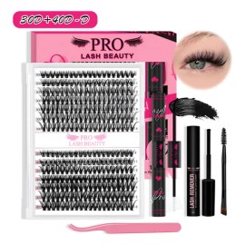 Kit De Extensiones Pestañas Pro 30d 40d 9-16mm 280pcs                                                                                                 