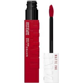 Maybelline SuperStay Matte Ink - Lápiz labial líquido de tinta mate, color de alto impacto de larga duración, hasta 16 horas de uso, Pioneer, rojo azulado, 1 unidad, el embalaje puede variar