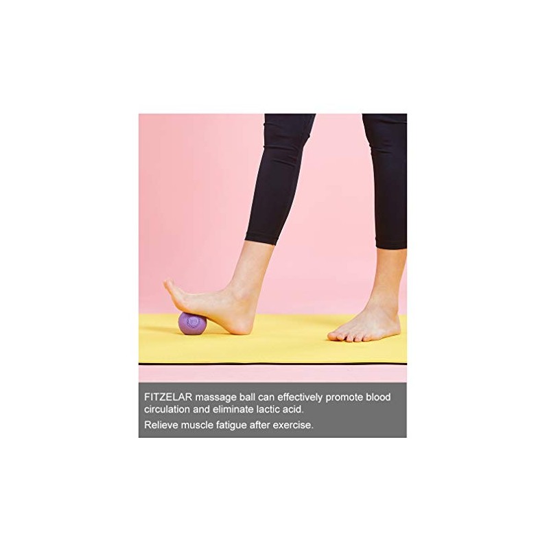 FITZELAR Massage Lacrosse Balls for Myofascial Release , SGS Certification,