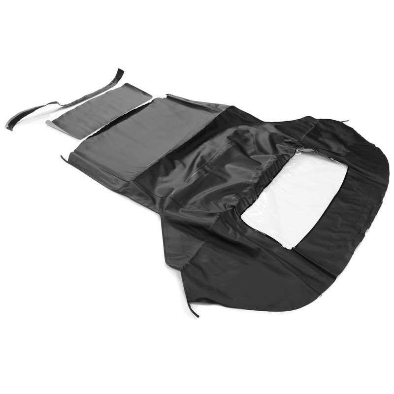 KUAFU Convertible Soft Top Compatible with 1983-1993 Ford Mustang Sailcloth