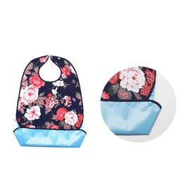 LALAFINA 2pcs Washable Bib Protector Aid Apron for Adult Bib Clothing Protectors Adult Bibs Womens Bibs Disabled Products for Adults Mealtime Bib Men Bibs Bib for Adults Universal Miss