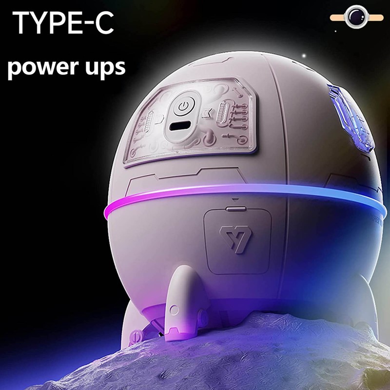 Space Capsule Air Humidifier Two Levels Quiet Operation Fine Fog