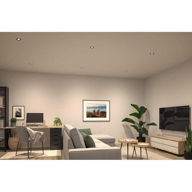 Paulmann Nova Coin 92455 LED Recessed Light Round 84 mm