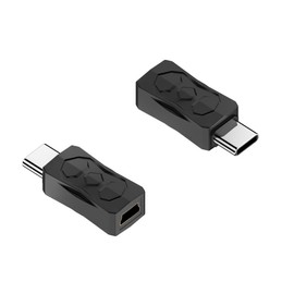 Accessonico USB Mini to USB C, 2-Pack Mini USB to USB C Adapter USB Mini to USB-C, Mini USB Female to USB C Male Adapter