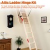 Attic Ladder Hinge for Ladder Pull Down System, Step Attic